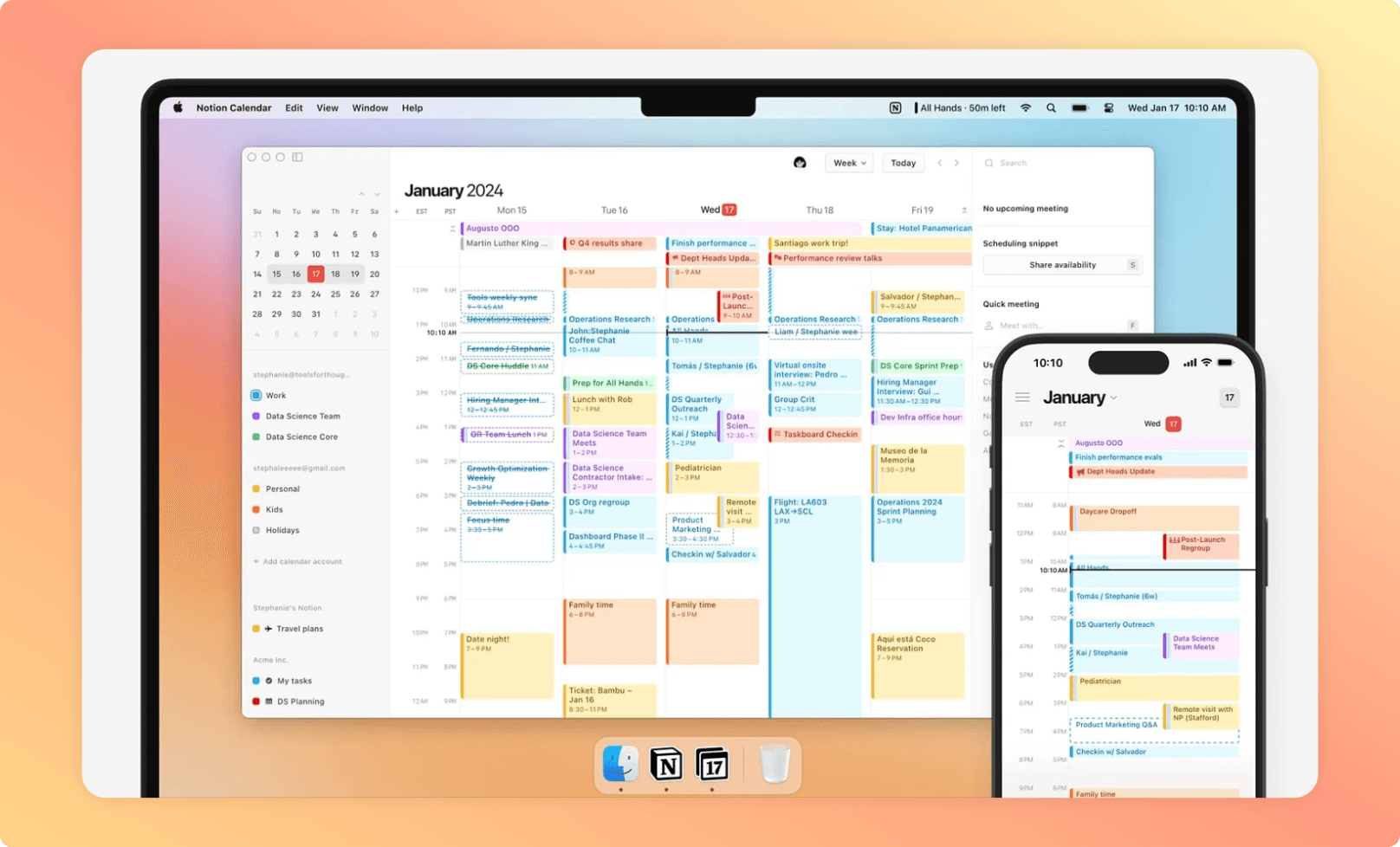 Notion Calendar, le guide pour tout savoir sur le nouvel agenda